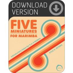 Five Miniatures for Marimba (Download)